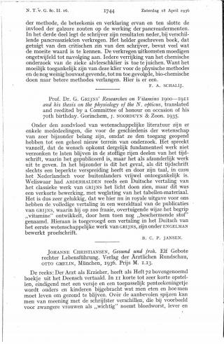 Eerste pagina van het artikel zoals het is gepubliceerd in het tijdschrift