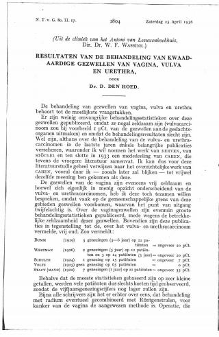 Eerste pagina van het artikel zoals het is gepubliceerd in het tijdschrift