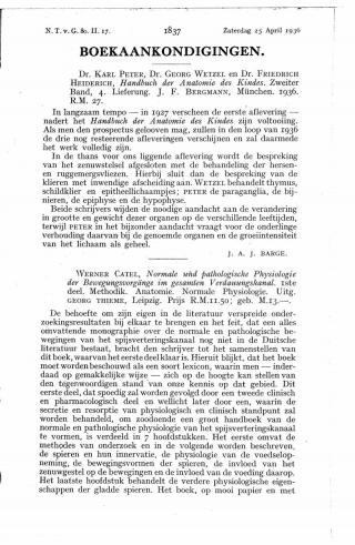 Eerste pagina van het artikel zoals het is gepubliceerd in het tijdschrift