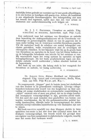 Eerste pagina van het artikel zoals het is gepubliceerd in het tijdschrift