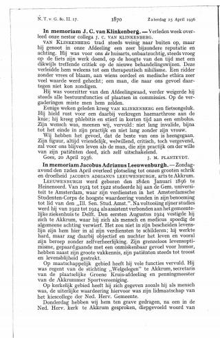 Eerste pagina van het artikel zoals het is gepubliceerd in het tijdschrift