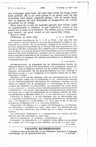 Eerste pagina van het artikel zoals het is gepubliceerd in het tijdschrift