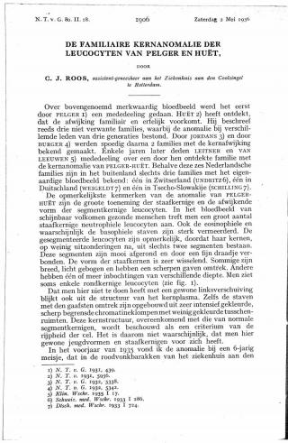 Eerste pagina van het artikel zoals het is gepubliceerd in het tijdschrift