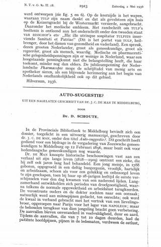 Eerste pagina van het artikel zoals het is gepubliceerd in het tijdschrift