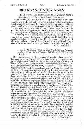 Eerste pagina van het artikel zoals het is gepubliceerd in het tijdschrift