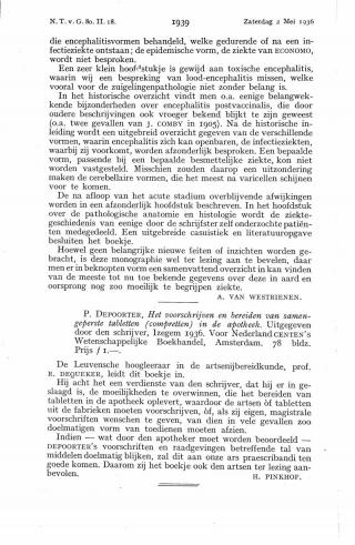 Eerste pagina van het artikel zoals het is gepubliceerd in het tijdschrift