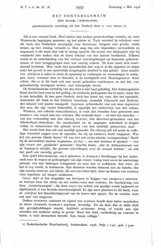 Eerste pagina van het artikel zoals het is gepubliceerd in het tijdschrift