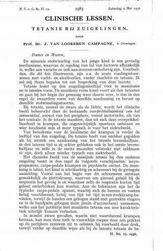 Eerste pagina van het artikel zoals het is gepubliceerd in het tijdschrift