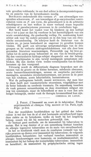 Eerste pagina van het artikel zoals het is gepubliceerd in het tijdschrift