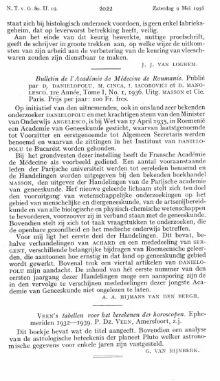 Eerste pagina van het artikel zoals het is gepubliceerd in het tijdschrift
