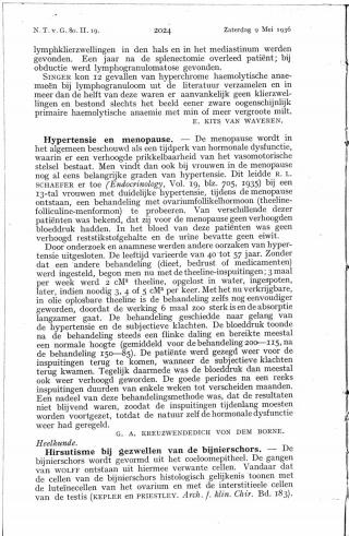 Eerste pagina van het artikel zoals het is gepubliceerd in het tijdschrift