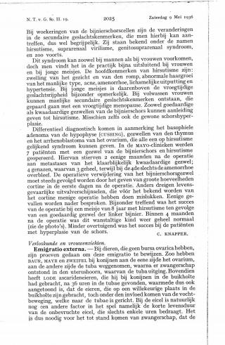 Eerste pagina van het artikel zoals het is gepubliceerd in het tijdschrift