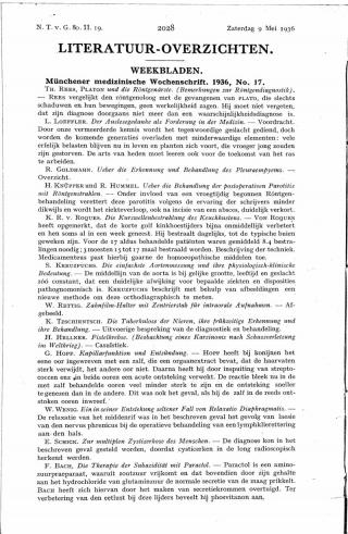 Eerste pagina van het artikel zoals het is gepubliceerd in het tijdschrift