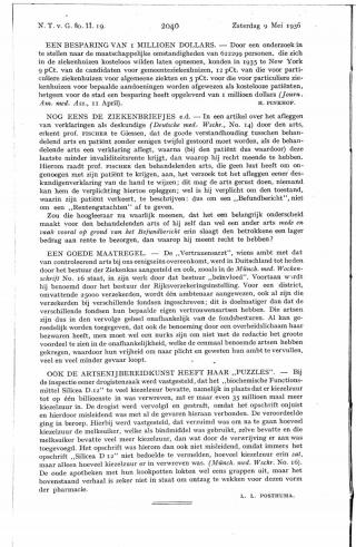 Eerste pagina van het artikel zoals het is gepubliceerd in het tijdschrift