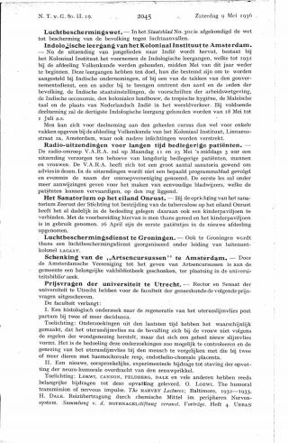 Eerste pagina van het artikel zoals het is gepubliceerd in het tijdschrift