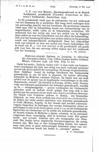 Eerste pagina van het artikel zoals het is gepubliceerd in het tijdschrift