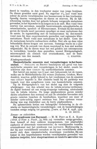 Eerste pagina van het artikel zoals het is gepubliceerd in het tijdschrift