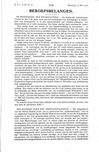 Eerste pagina van het artikel zoals het is gepubliceerd in het tijdschrift