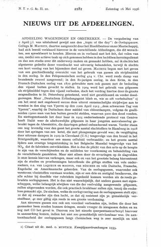 Eerste pagina van het artikel zoals het is gepubliceerd in het tijdschrift