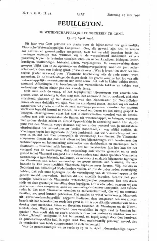 Eerste pagina van het artikel zoals het is gepubliceerd in het tijdschrift