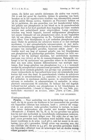 Eerste pagina van het artikel zoals het is gepubliceerd in het tijdschrift