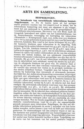 Eerste pagina van het artikel zoals het is gepubliceerd in het tijdschrift