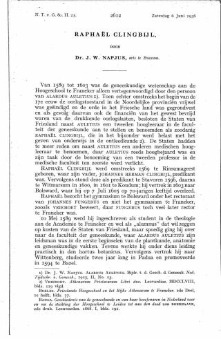 Eerste pagina van het artikel zoals het is gepubliceerd in het tijdschrift