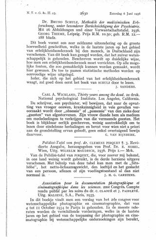 Eerste pagina van het artikel zoals het is gepubliceerd in het tijdschrift