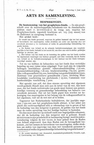 Eerste pagina van het artikel zoals het is gepubliceerd in het tijdschrift