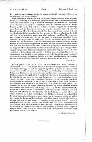 Eerste pagina van het artikel zoals het is gepubliceerd in het tijdschrift