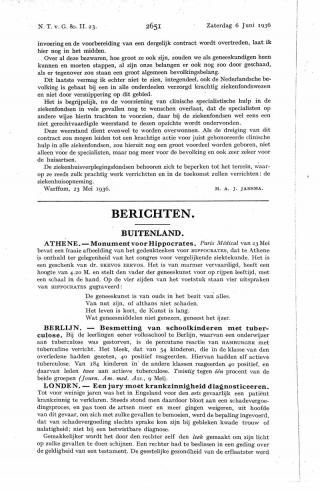 Eerste pagina van het artikel zoals het is gepubliceerd in het tijdschrift