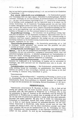 Eerste pagina van het artikel zoals het is gepubliceerd in het tijdschrift