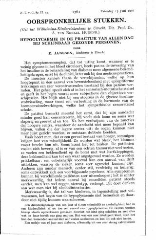 Eerste pagina van het artikel zoals het is gepubliceerd in het tijdschrift