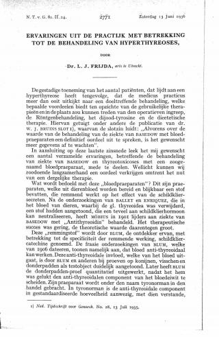 Eerste pagina van het artikel zoals het is gepubliceerd in het tijdschrift