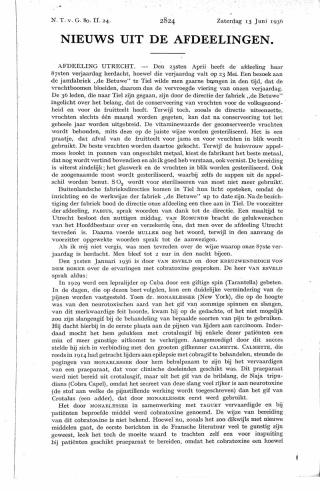 Eerste pagina van het artikel zoals het is gepubliceerd in het tijdschrift