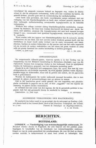 Eerste pagina van het artikel zoals het is gepubliceerd in het tijdschrift