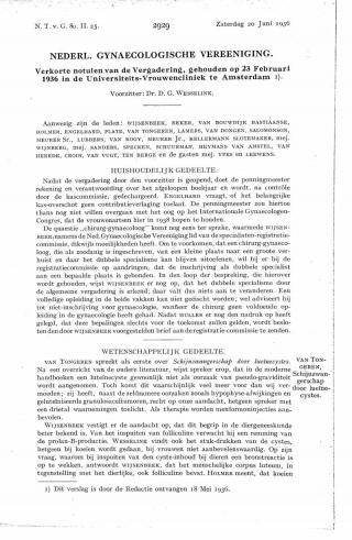 Eerste pagina van het artikel zoals het is gepubliceerd in het tijdschrift