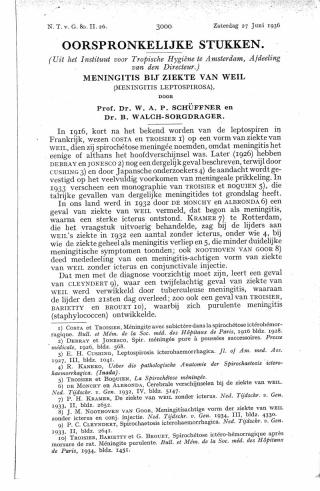 Eerste pagina van het artikel zoals het is gepubliceerd in het tijdschrift