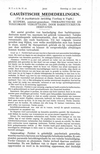 Eerste pagina van het artikel zoals het is gepubliceerd in het tijdschrift