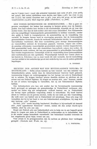 Eerste pagina van het artikel zoals het is gepubliceerd in het tijdschrift