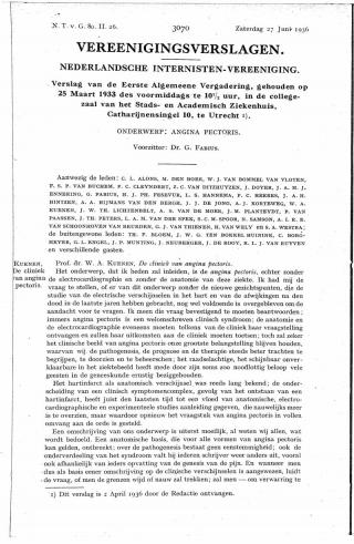 Eerste pagina van het artikel zoals het is gepubliceerd in het tijdschrift