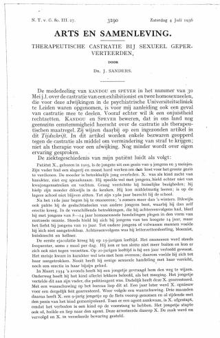 Eerste pagina van het artikel zoals het is gepubliceerd in het tijdschrift