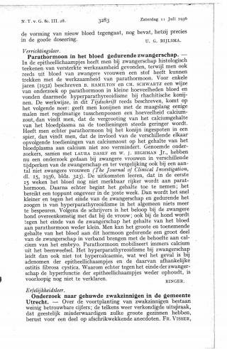 Eerste pagina van het artikel zoals het is gepubliceerd in het tijdschrift