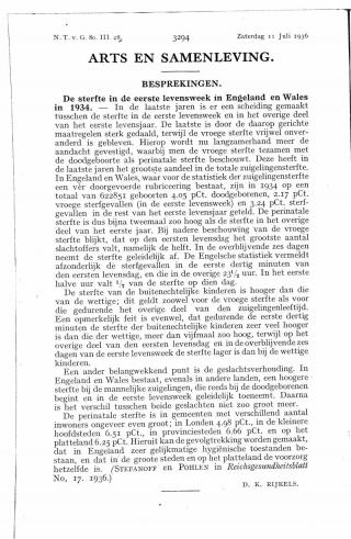 Eerste pagina van het artikel zoals het is gepubliceerd in het tijdschrift