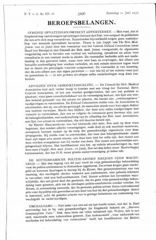 Eerste pagina van het artikel zoals het is gepubliceerd in het tijdschrift