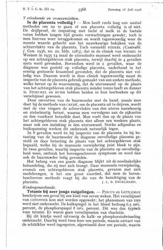 Eerste pagina van het artikel zoals het is gepubliceerd in het tijdschrift