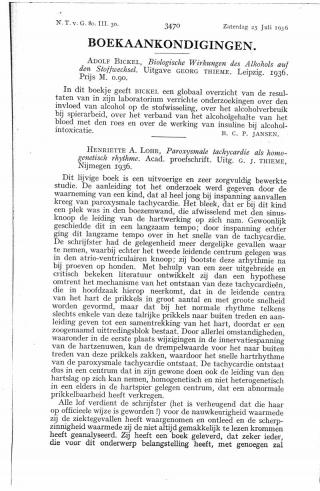 Eerste pagina van het artikel zoals het is gepubliceerd in het tijdschrift