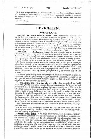 Eerste pagina van het artikel zoals het is gepubliceerd in het tijdschrift