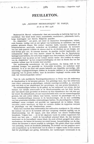 Eerste pagina van het artikel zoals het is gepubliceerd in het tijdschrift