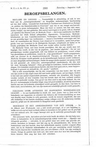 Eerste pagina van het artikel zoals het is gepubliceerd in het tijdschrift